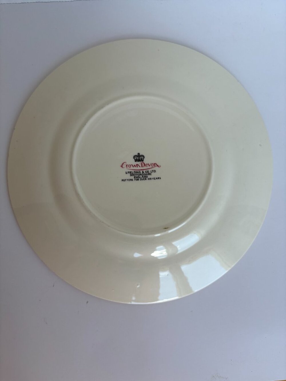 Vintage Crown Devon Staffordshire Friendship Plate - Picture 3 of 4